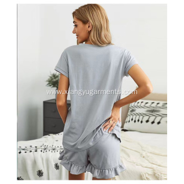 Soft Fashion Short Sleeve Pajamas